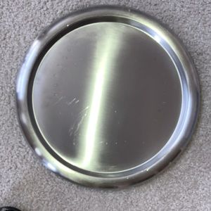 Oneida round stainless tray 11”